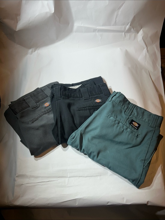 Dickies Other - Dickies Men’s Work Pants Set of 3 (32x32) Black, Gray & Teal